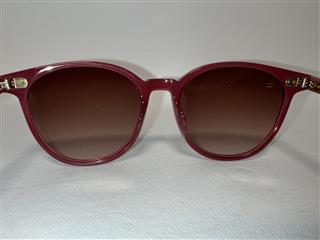 NEW! TOMS THE BELLINI MAGENTA BROWN GRADIENT ROUND SUNGLASSES